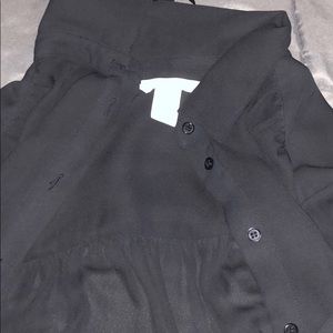 Black dress up shirt